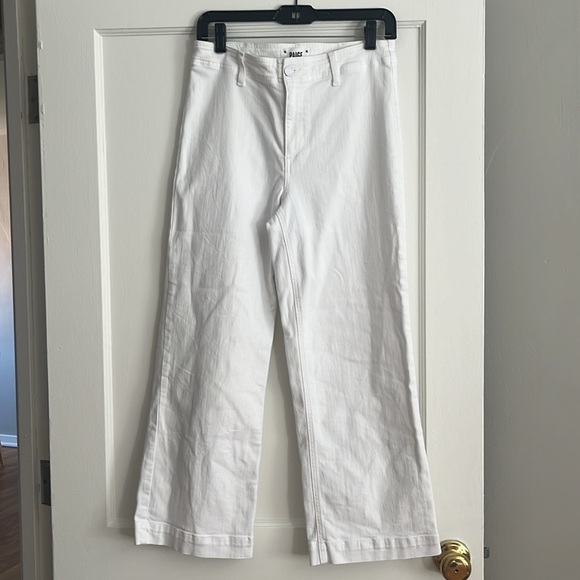 Paige Nellie Wide Leg Jean, CRISP WHITE - 28 - Picture 4 of 8